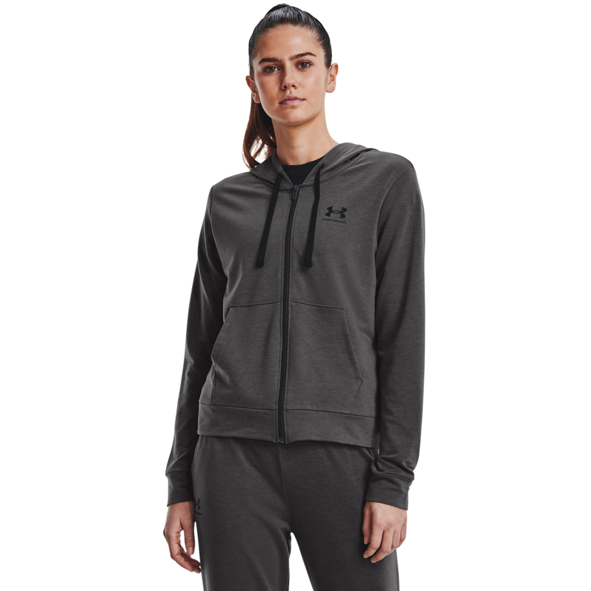 Hanorac Dama RIVAL TERRY FZ HOODIE Under Armour