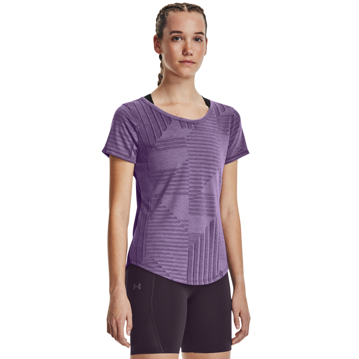 Tricou Dama STREAKER DECO DIAMOND SS Under Armour