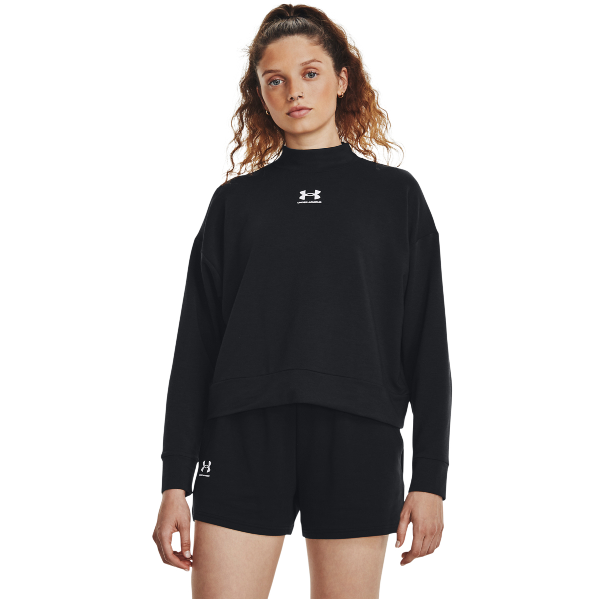 Bluza Dama RIVAL TERRY MOCK CREW Under Armour