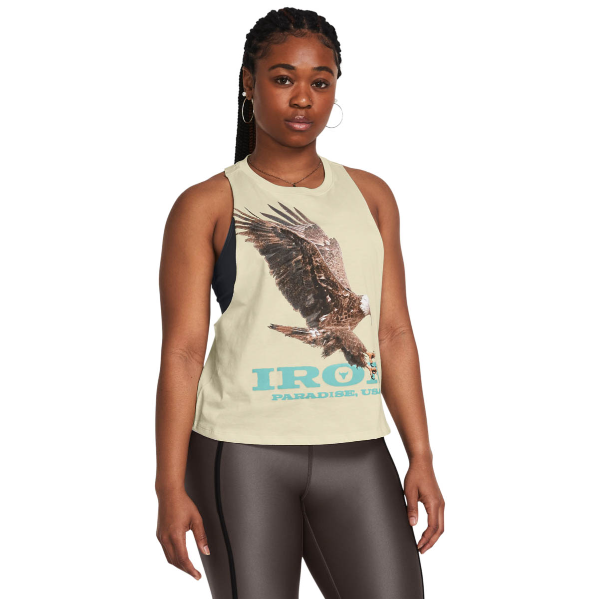 Maiou Dama PROJECT ROCK BALANCE TANK Under Armour