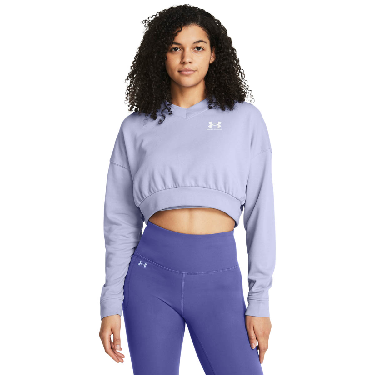 Bluza Dama RIVAL TERRY OS CROP CRW Under Armour