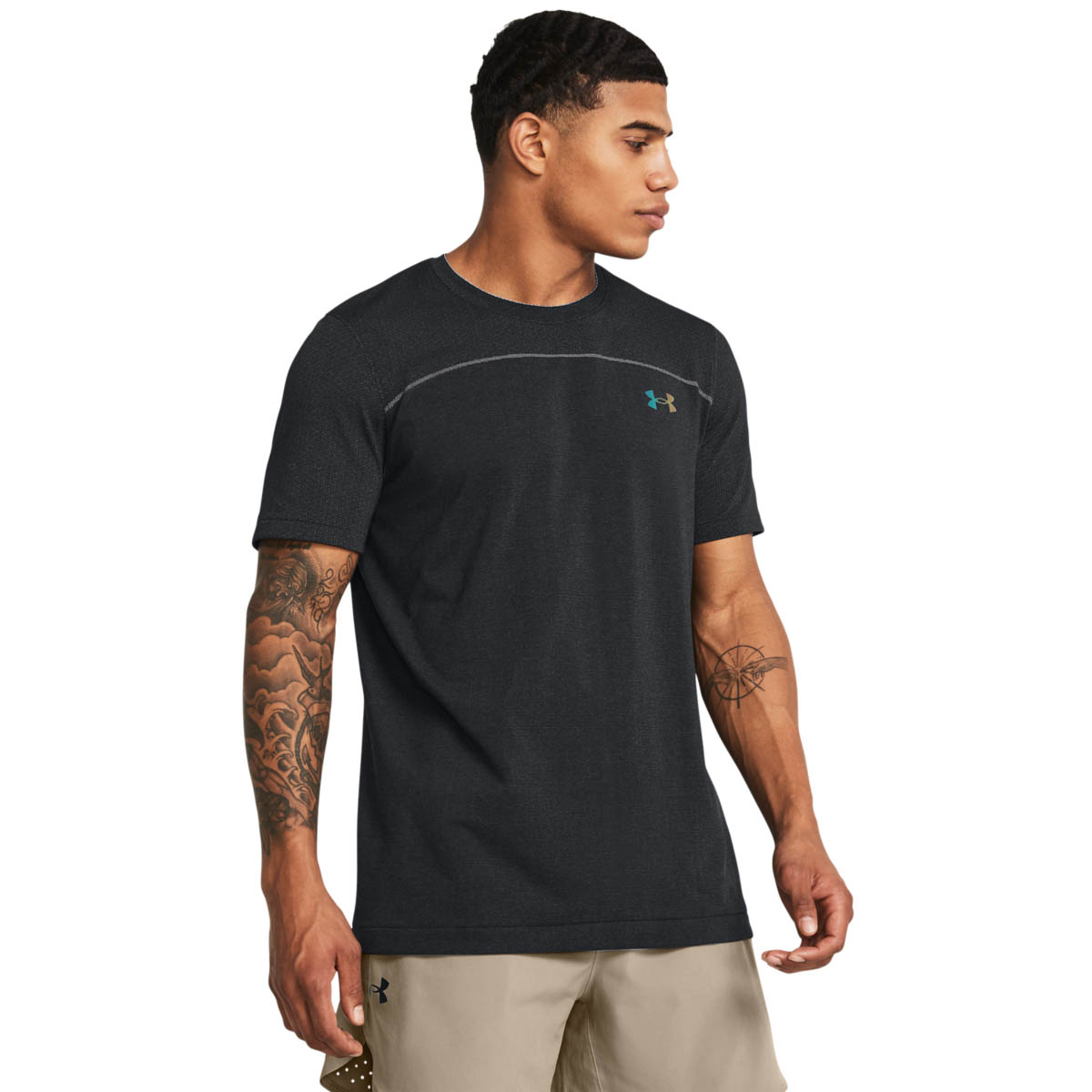 Tricou Barbati RUSH SEAMLESS WORDMARK SS Under Armour