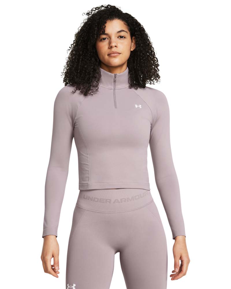 Bluza Dama VANISH SEAMLESS 1/4 ZIP CROP Under Armour