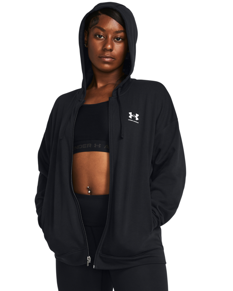 Hanorac Dama RIVAL TERRY OS FZ HOODED Under Armour