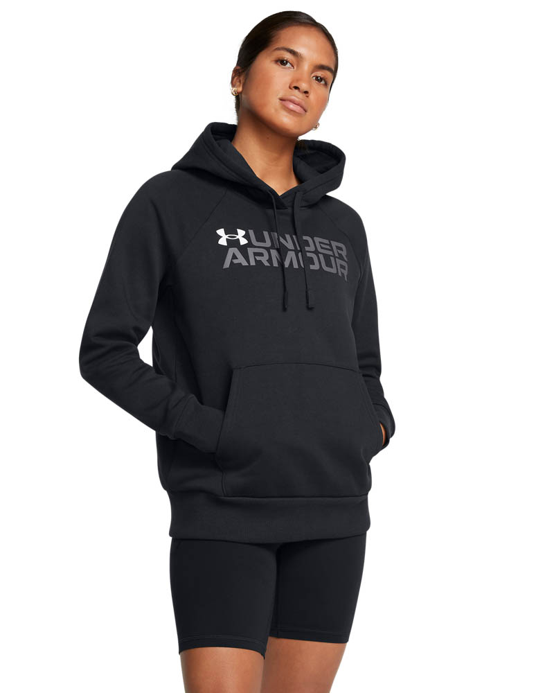 Hanorac Dama RIVAL FLEECE WORDMAR HOODIE Under Armour