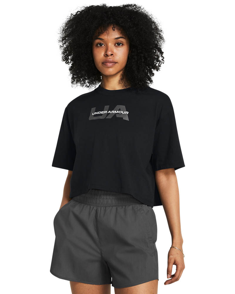 Tricou Dama BOXY CROP BRANDED SS Under Armour