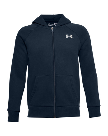 Hanorac Baieti RIVAL COTTON FZ HOODIE Under Armour 