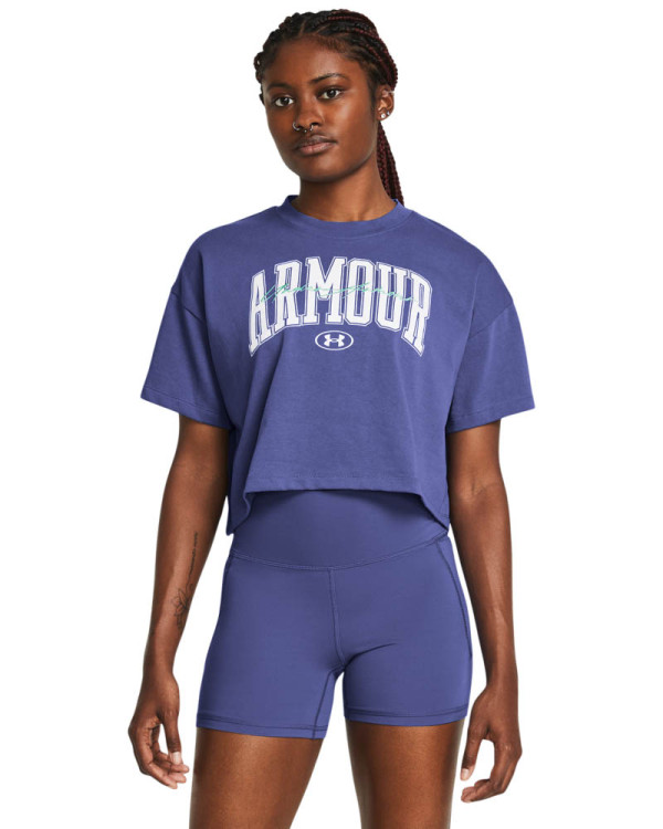 Tricou Dama HW SCRIPTED WM CROP SS Under Armour 